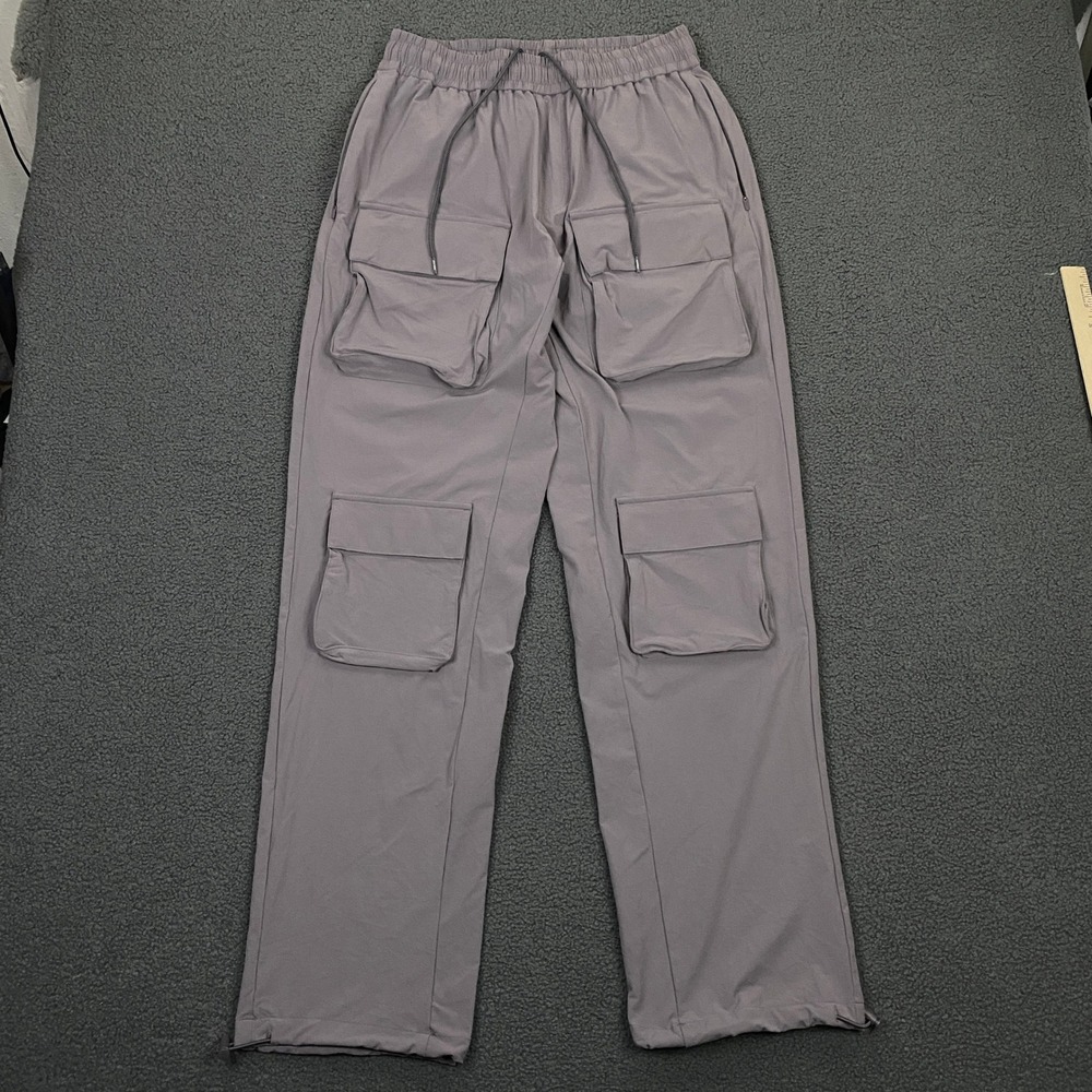 ALO Yoga Cargo Venture Pant Mens Large Dusk Purple Stretch Drawstring
